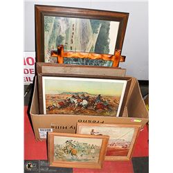 LARGE BOX WITH ESTATE VINTAGE