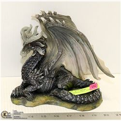 DRAGON FIGURINE, APPROX 9" TALL