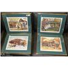 LOT OF 4 DARCY POLNY MOTOR PRINT PICS FRAMED