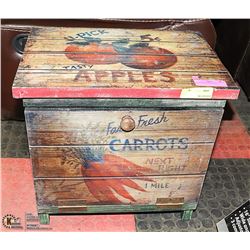 APPLE CRATE POTATO BIN 18 X 12 X 18