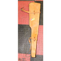 HEAVY SPLIT LEATHER RIFLE CASE FOR