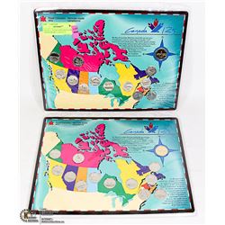 LOT OF 2 125TH CONFEDERATION ANNIVERSARY COIN SETS