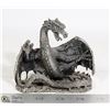 Image 1 : A PEWTER DRAGON APPROX 4 INCH TALL