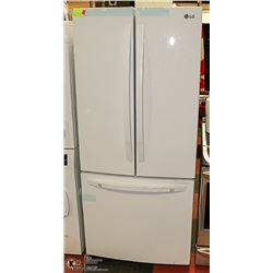 LG WHITE FRENCH DOOR 33" REFRIGERATOR.