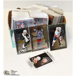 BOX OF OLD AND NEW ALL INSERTS HOCKEY KEY CARDS