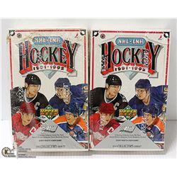 TWO SEALED UPPER DECK BOX'S 91/92