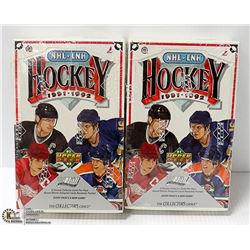 TWO SEALED UPPER DECK BOX'S 91/92