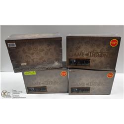 LOT OF 4 GAME OF THRONES MYSTERY BOX