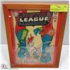 Image 1 : JUSTICE LEAGUE COLLECTOR COMIC FRAMED #18