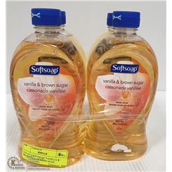 LOT OF 4 SOFTSOAP VANILLA & BROWN SUGAR HAND SOAP