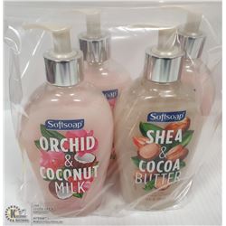 LOT OF 4 SOFTSOAP 384ML HAND SOAP