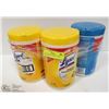 Image 1 : LOT OF 3 LYSOL WIPES 110 WET WIPES EACH