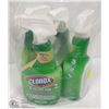 Image 1 : LOT OF 4 ASSORTED CLOROX CLEANERS