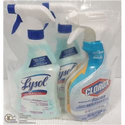 TWO LYSOL 650ML ANTIBACTERIAL KITCHEN CLEANER SOLD