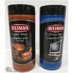 WEIMAN ELECTRONIC AND LEATHER WIPES
