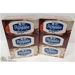 LOT OF 2 6PK 2-PLY ROYALE FACIAL TISSUE