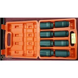 CASOMAN 7 PIECE 1/2 " DRIVE DEEP IMPACT SOCKET SET