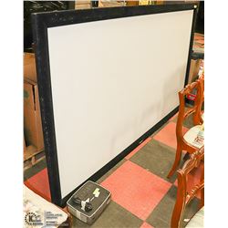 8 FOOT GRANDVIEW HOME THEATRESCREEN WITH PROJECTOR