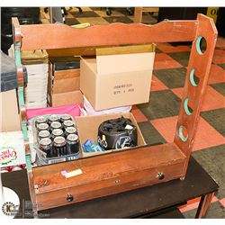 ESTATE VINTAGE SOLID WOOD WALLMOUNT