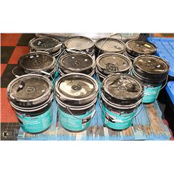 PALLET WITH 11 18.9L OF ASPHALTIC FOUNDATION COAT