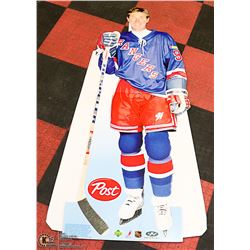 STAND UP PROMOTIONAL WAYNE GRETZKY STORE DISPLAY