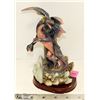 Image 1 : WATER DRAGON FIGURINE, APPROX 8" TALL