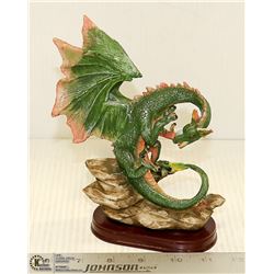 EARTH DRAGON FIGURINE, APPROX 8" TALL