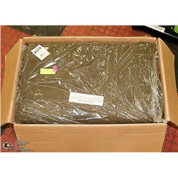 STORAGE FOOT STOOL: BROWN MICROFIBRE