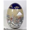Image 1 : DECORATIVE HAND PAINTED ASIAN THEMED EGG
