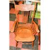 Image 1 : WOOD CARVED ROCKING CHAIR