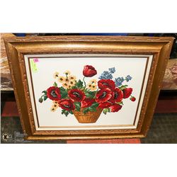 PETITE POINT LARGE POPPY PLANT REMEMBRANCE DAY