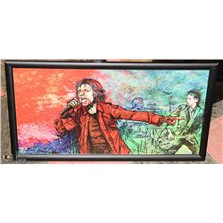 ROLLING STONES PICTURE 26"X14"