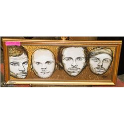 COLD PLAY PICTURE 22"X10"
