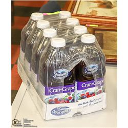 CASE OF 8 OCEAN SPRAY CRANBERRY GRAPE 1.89L