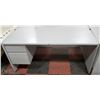 Image 1 : DESK WITH DRAWERS, NO KEYS. 65" X 30" X 31".