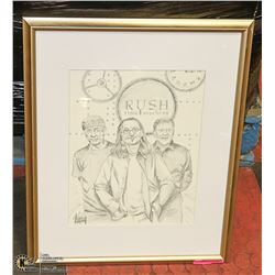 RUSH PICTURE BY STAN WONG 17"X21"