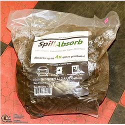7LB BAG OF SPILL ABSORB 100% ORGANIC INDUSTRIAL