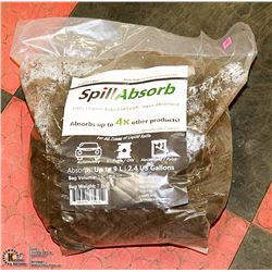 7LB BAG OF SPILL ABSORB 100% ORGANIC INDUSTRIAL
