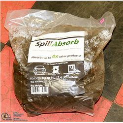 7LB BAG OF SPILL ABSORB 100% ORGANIC INDUSTRIAL