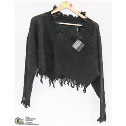 ZAFUL FOREVER YOUNG ONE SIZE BLACK LADYS TOP