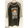 Image 1 : LADYS BLACK AND GREY PUMPKIN QUEEN LONG SLEEVE