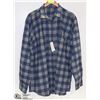 Image 1 : ALIMENS GENTAL MEN'S COLLECTION BLUE PLAID SIZE