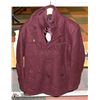 Image 1 : MORDENMISS BURGUNDY JIANYI LARGE MENS JACKET WITH