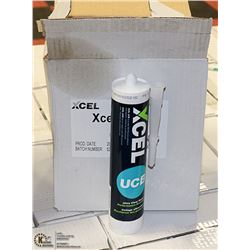 XCEL UBC CLEAR BOND ADHESIVE & SEALANT 12 TUBES