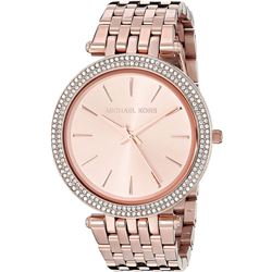 NEW MICHAEL KORS GLITZ ROSE GOLD TONE MSRP $340