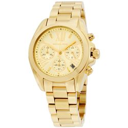 NEW MICHAEL KORS GOLD DIAL TRIPLE CHRONO MSRP $349