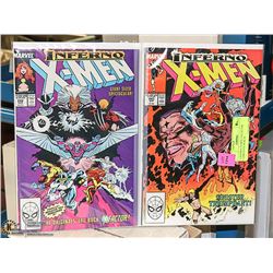 2 INFERNO X-MEN COLLECTOR COMICS #S 240 & 241