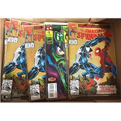 BOX OF ESTATE SPIDER-MAN COMICS