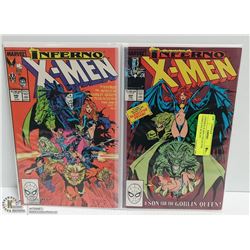 2 INFERNO X-MEN COLLECTOR COMICS #S 242 & 245