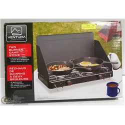NEW VENTURA 2 BURNER CAMP STOVE